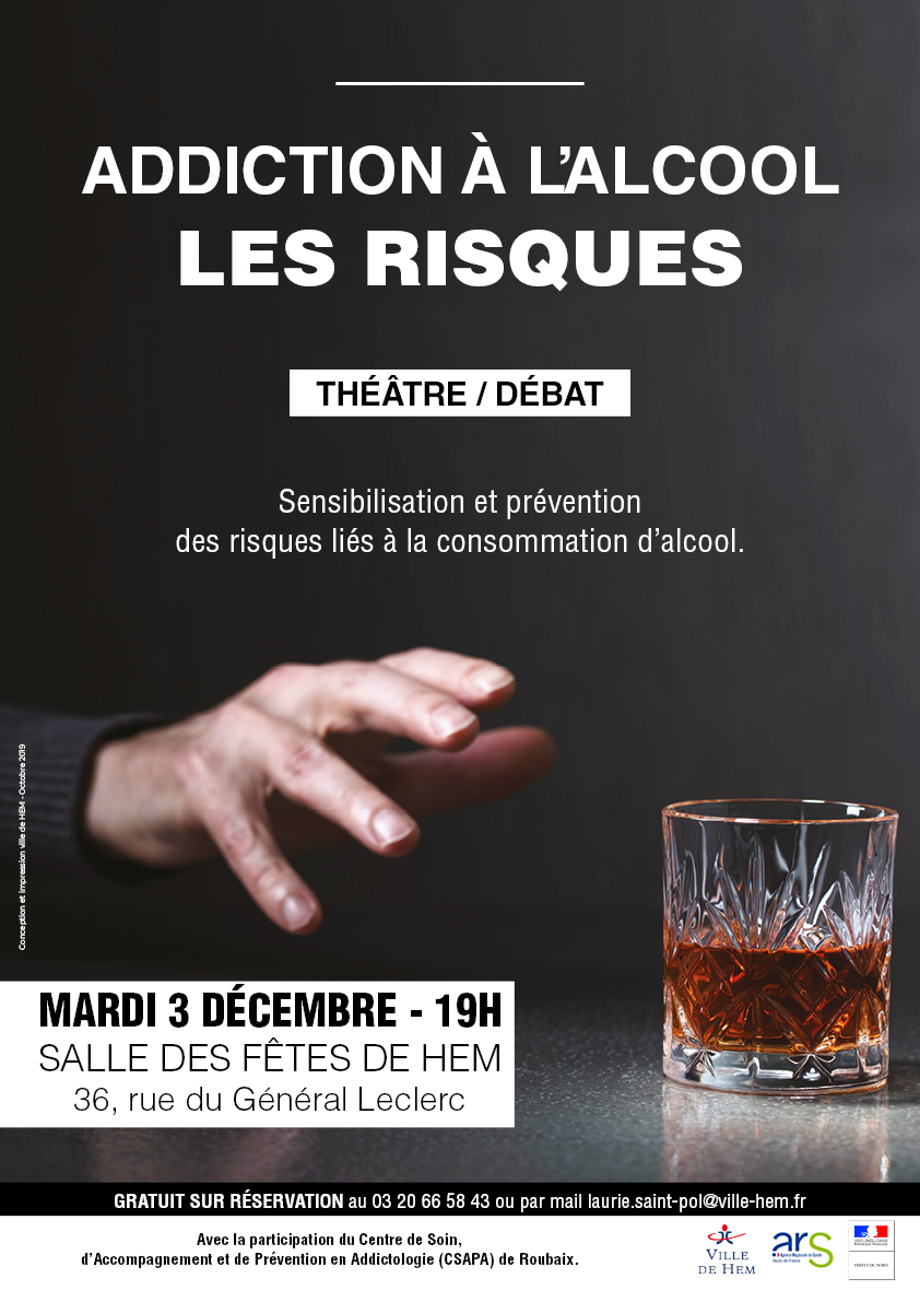 Addiction à l'alcool - Ville de Hem