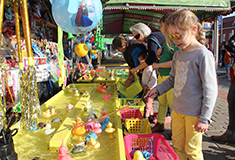 Jeu pêche aux canard à la ducasse