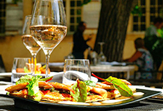 terrasse d'un restaurent