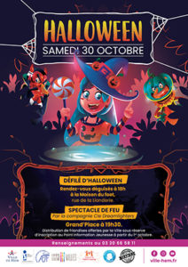 affiche de l'événement halloween 2021