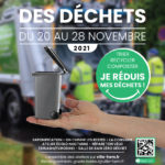 Affiche semaine européenne de la réduction des déchets du 20 au 28 novembre 2021