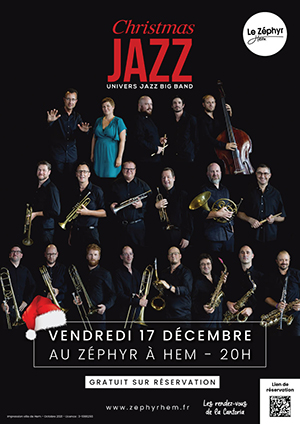 affiche du concert christmas jazz